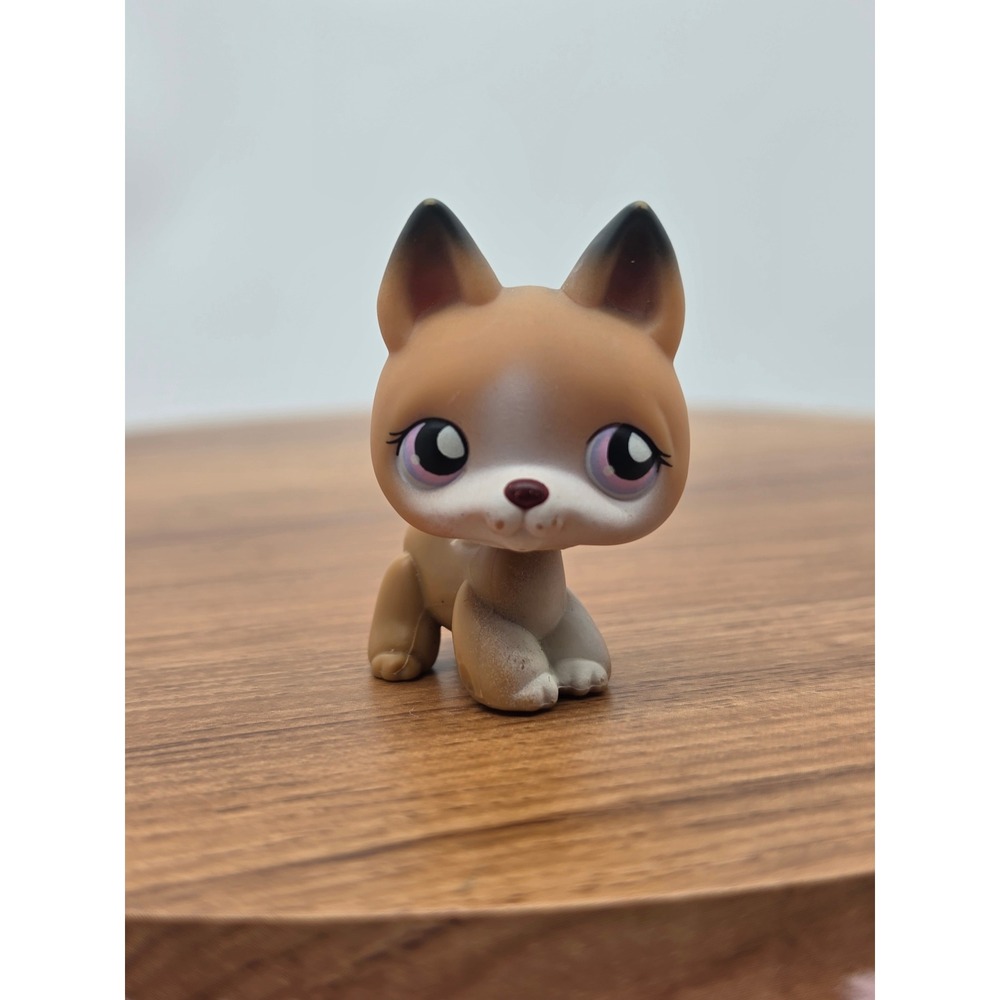 LPS Littlest Pet Shop Cute German Shepherd #112 Puppy Dog Figure